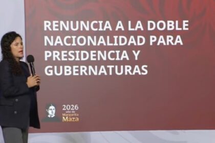 Sheinbaum presenta iniciativa para prohibir candidaturas presidenciales a políticos con doble nacionalidad