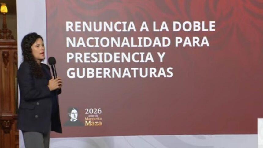 Sheinbaum presenta iniciativa para prohibir candidaturas presidenciales a políticos con doble nacionalidad