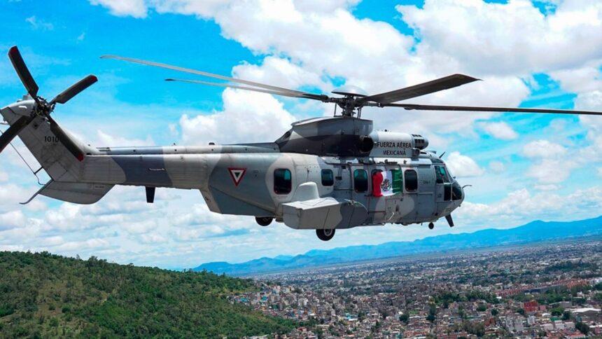 Siete militares resultan heridos tras aterrizaje forzoso de helicóptero en Durango