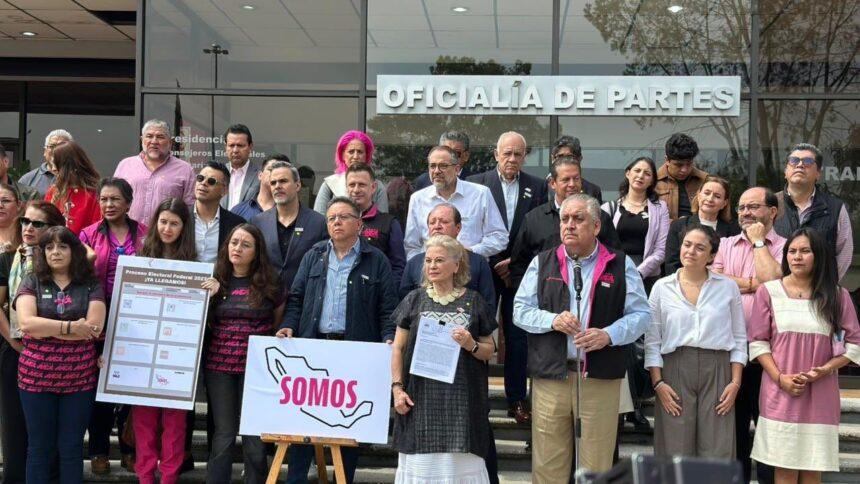 Somos presenta al INE nombre y emblema por orden del Tribunal Electoral