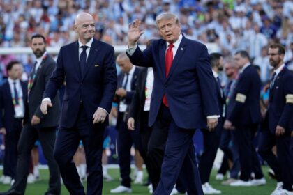 trump apoya a infantino tras la controversia sobre los mundiales Trump apoya a Infantino tras la controversia sobre los Mundiales