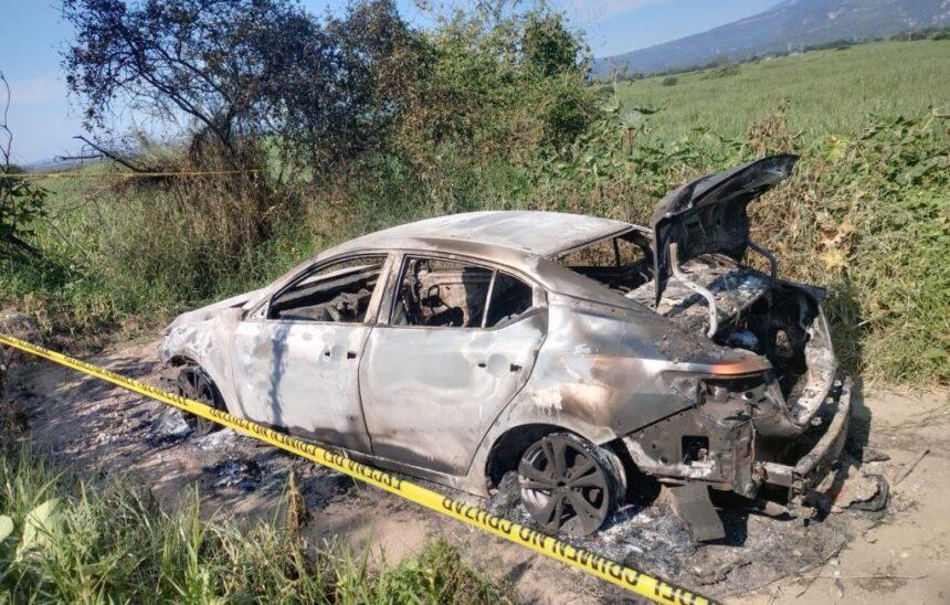 Tuxpan: hallan tres cuerpos calcinados dentro de un vehículo