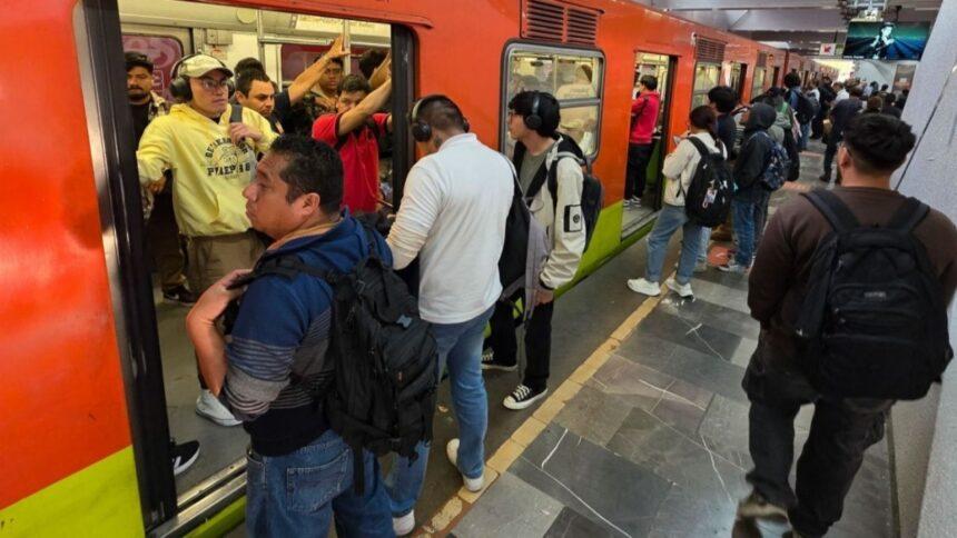 Usuarios reportan humo y marcha lenta en la Línea 3 del Metro de CDMX