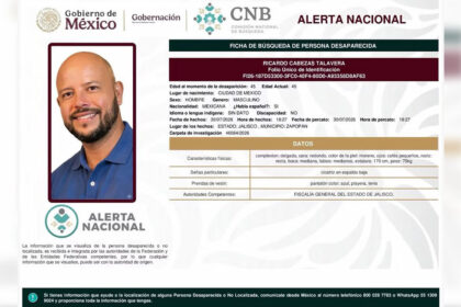 Zapopan: Empresario inmobiliario desaparecido desde el 30 de julio