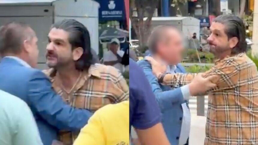 Abogado de “El Mayo” protagoniza riña en Polanco y transeúntes lo identifican