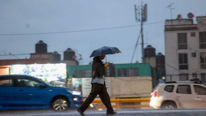 Activan alerta amarilla en CDMX por lluvias intensas y posible granizo