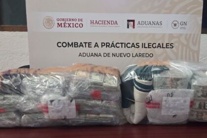 Aduana de Nuevo Laredo decomisa paquetes con más de 750 mil dólares