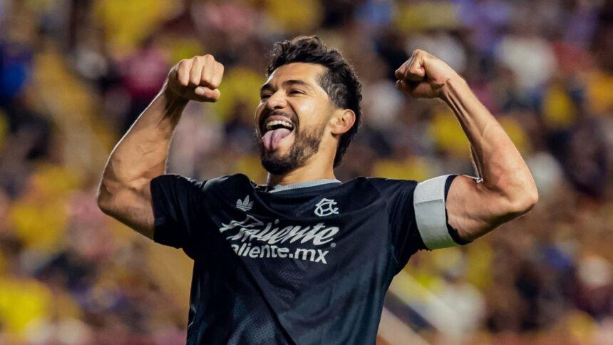 América golea de visita al Necaxa con hat-trick de Henry Martín
