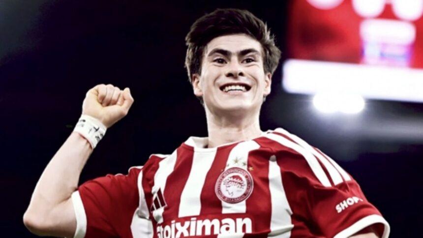 Armando González firma su primer doblete en Europa y guía al Olympiacos