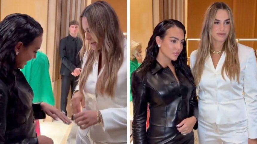 Aryna Sabalenka y Georgina Rodríguez coinciden en Milán, presumiendo anillos de boda