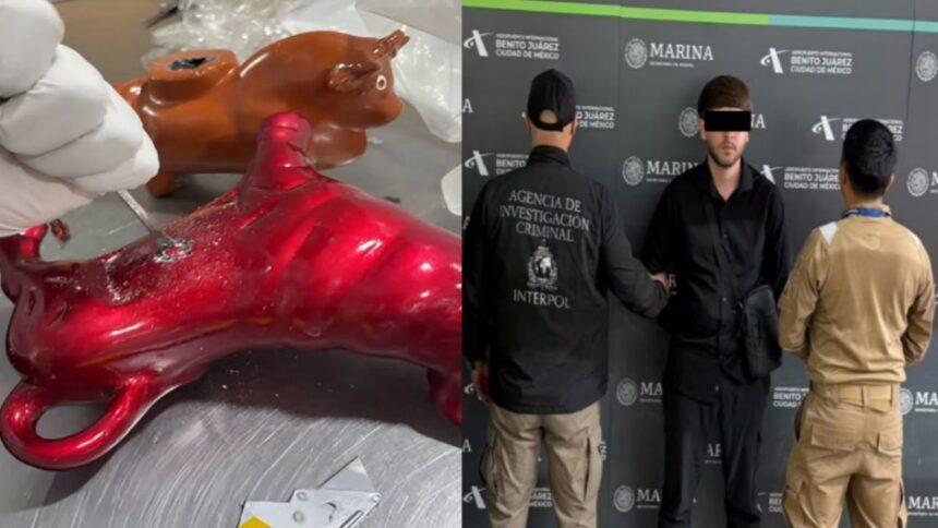Aseguran más de ocho kilos de cocaína en artesanías procedentes de Perú