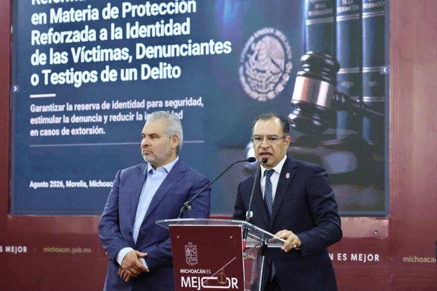 Bedolla envía al Congreso iniciativa para proteger identidad de víctimas y denunciantes