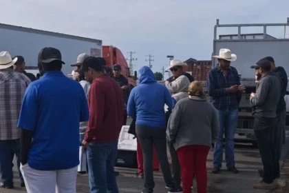 Bloqueo en la caseta Osiris por agricultores