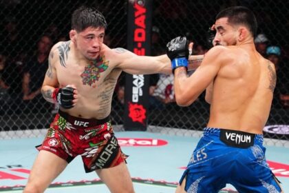 Brandon Moreno y Alexa Grasso ganan en la noche mexicana de Arizona