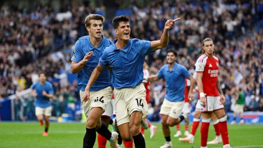 Brighton arrolla al Arsenal, que pierde el liderato de la Premier League