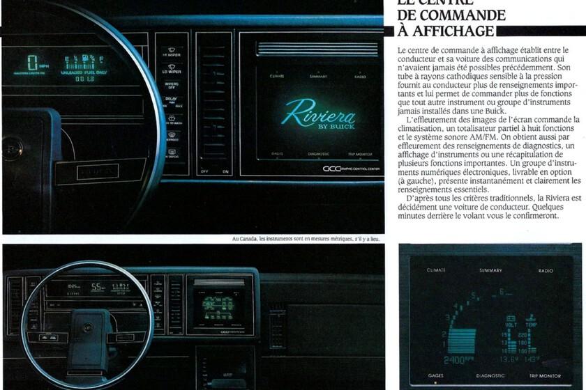 Buick Riviera precedió a iPhone y Tesla con pantalla táctil poco usable