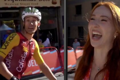 Ciclista se burla de influencer tras comentarios sexistas en Vuelta a España