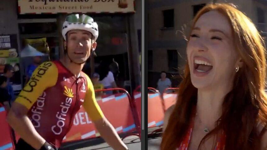 ciclista se burla de influencer tras comentarios sexistas en vuelta Ciclista se burla de influencer tras comentarios sexistas en Vuelta a España