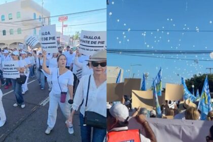 Cientos de ciudadanos salen a las calles de Culiacán para exigir paz