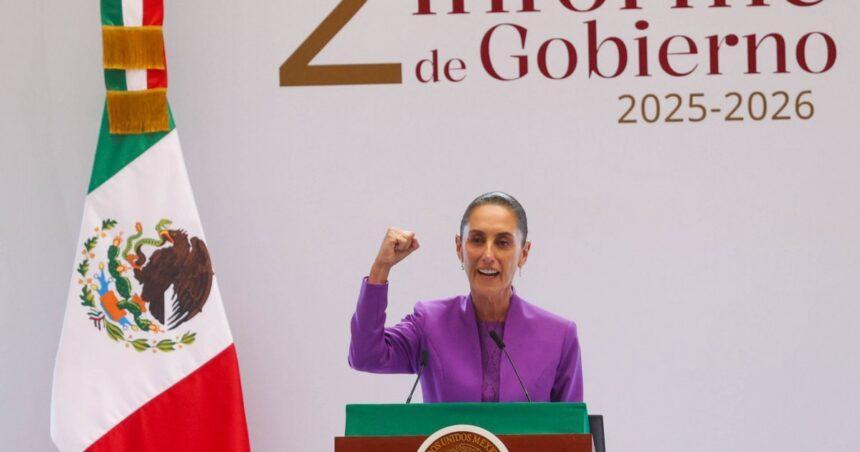Claudia reafirma unidad política en su Segundo Informe