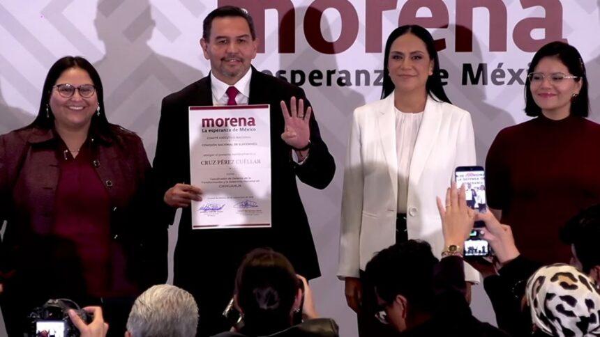 Cruz Pérez Cuéllar, elegido por Morena para Chihuahua; Andrea Chávez cae