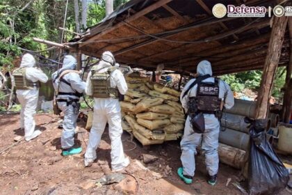 Desmantelan cuatro laboratorios clandestinos con 10 toneladas de precursores químicos