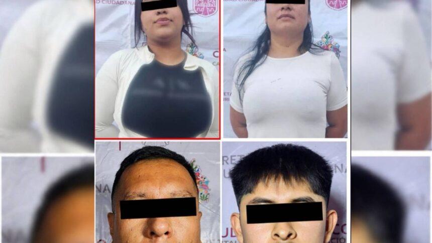 Detienen a cuatro integrantes de La Unión Tepito en Coyoacán y Cuauhtémoc