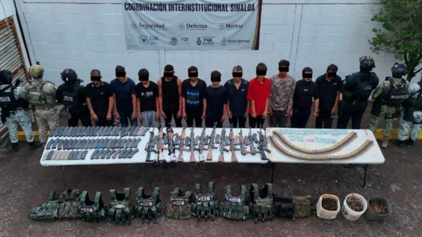 Detienen en Sinaloa a 11 de Los Chapitos ligados a mineros desaparecidos