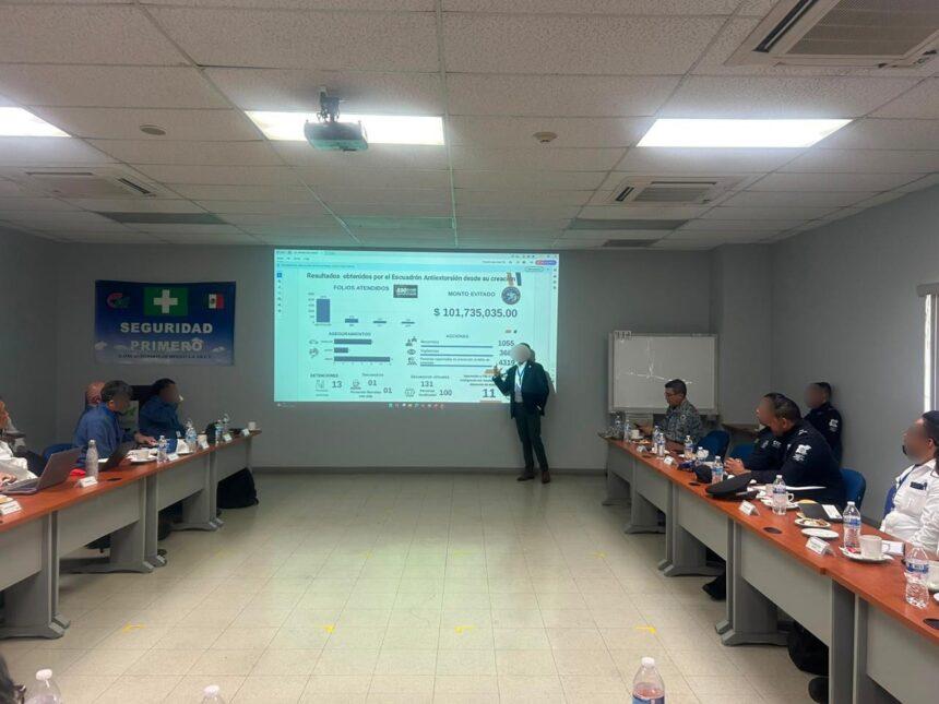 Escuadrón Antiextorsión refuerza prevención junto a empresas del sector productivo de Guanajuato