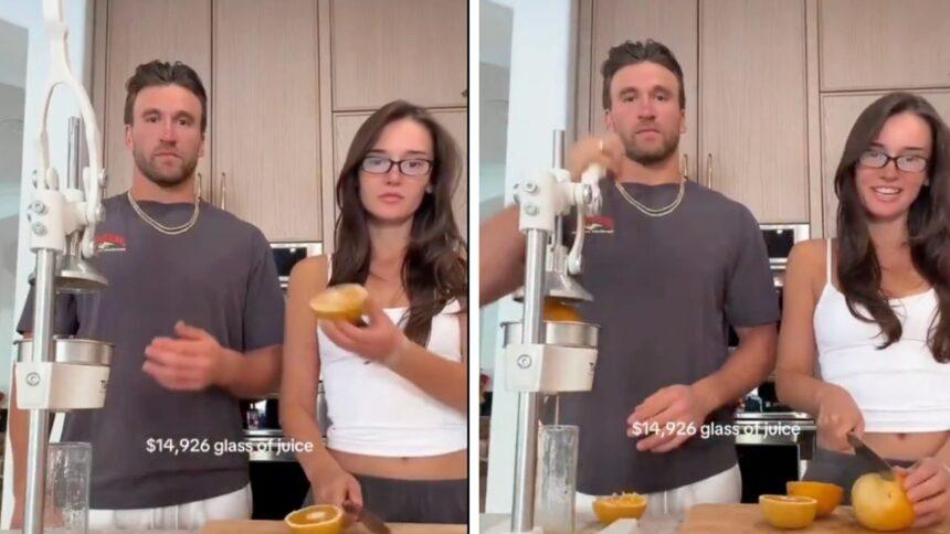 Esposa de Kyle Juszczyk responde a la NFL por simular beber cerveza