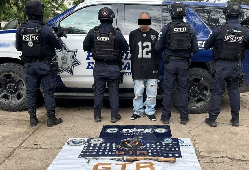 FSPE detiene en Silao a persona con arma artesanal y 84 dosis