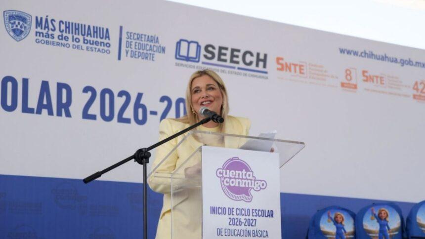 Gobernadora de Chihuahua atribuye ausencia al informe de Sheinbaum: no fue invitada