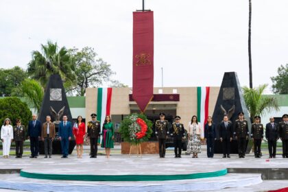 Gobernadora participa en ceremonia por el CLXXIX aniversario de los Niños Héroes