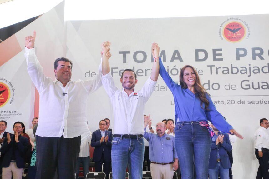gobernadora reitera compromiso de respaldar la vida sindical Gobernadora reitera compromiso de respaldar la vida sindical