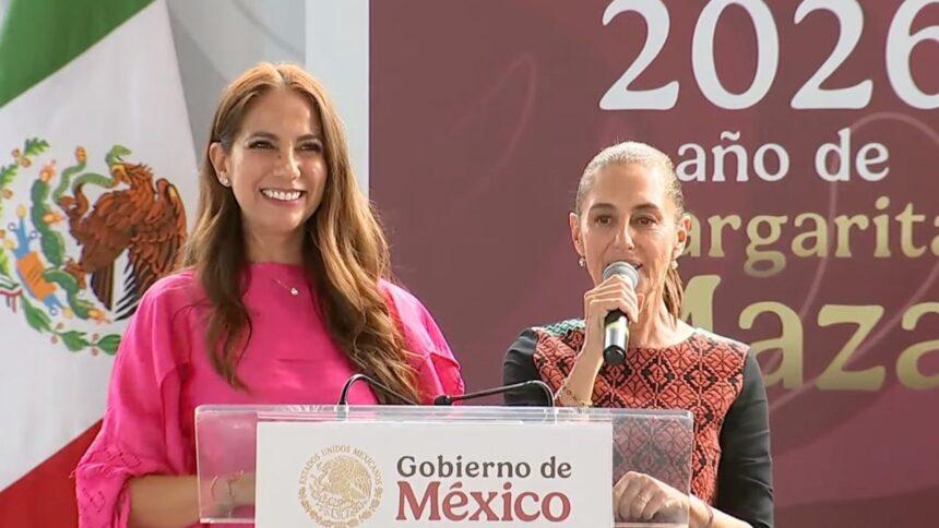 Gritan “fuera” a gobernadora de Guanajuato en evento de Sheinbaum