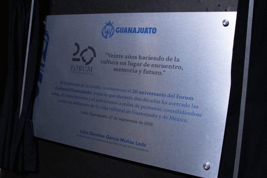 Guanajuato celebra 20 años del Forum Cultural con inversión de 150 millones