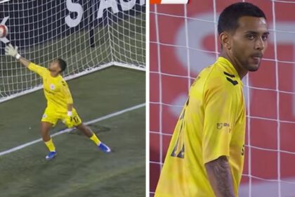 Hijo de Jorge Campos debuta en Canadá: cuatro atajadas, falla empate