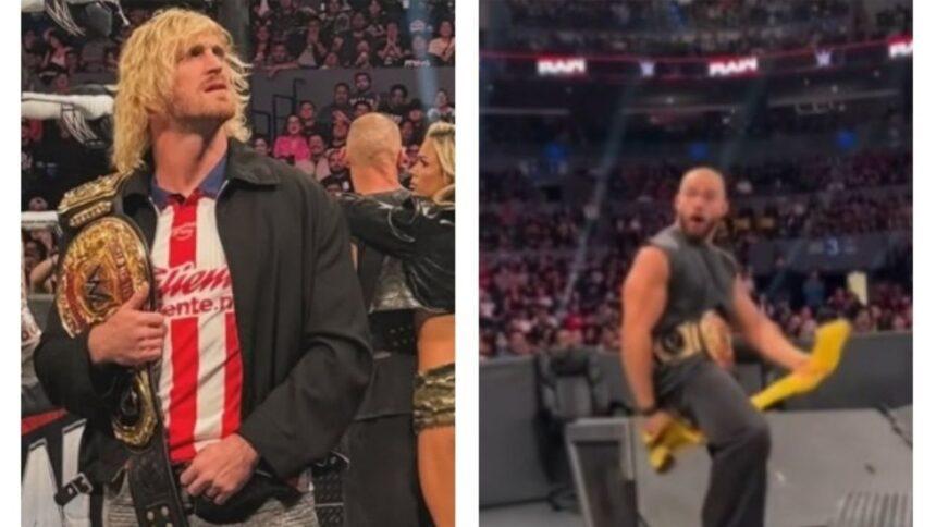Logan Paul presume playera de Chivas; Austin Theory pasa jersey del América entre piernas