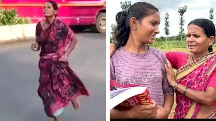 Madre descalza gana maratón con vestido tradicional para útiles de sus hijas