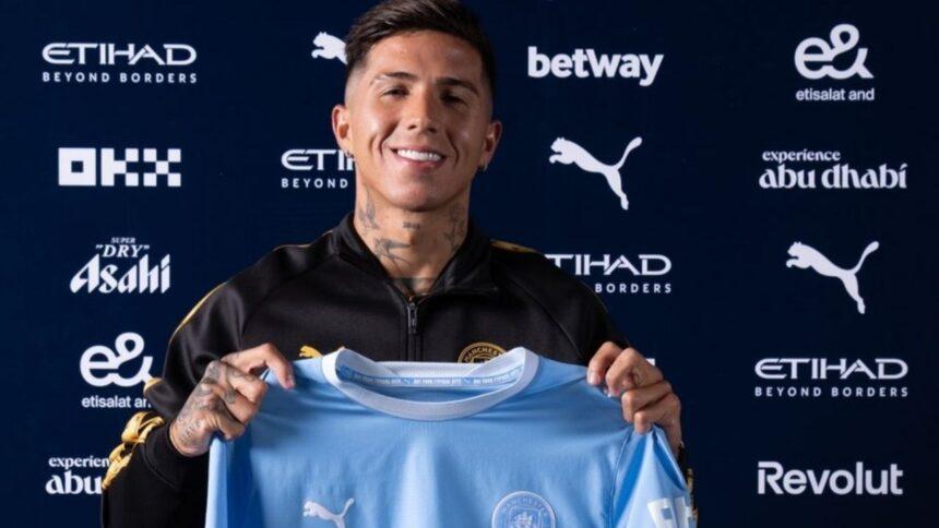 Manchester City ficha al argentino Enzo Fernández: 169 millones, récord histórico inglés