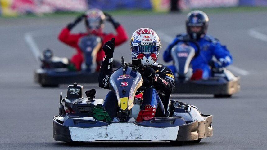 Max Verstappen gana carrera de karts contra 100 contendientes en 35 minutos