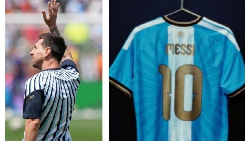 messi revela el jersey de su ultimo partido con la Messi revela el jersey de su último partido con la selección Argentina