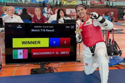 Mexicana Fabiola Villegas gana oro en el Abierto de Taekwondo de Suiza