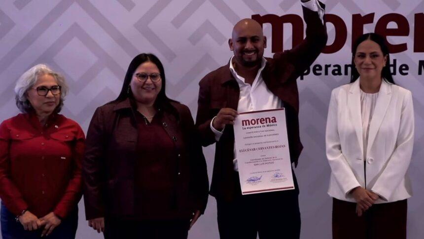 Morena designa a Elí César Cervantes candidato virtual en San Luis Potosí
