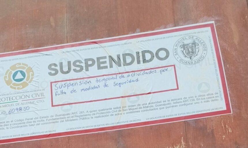 Muere trabajador en obra clausurada de San Miguel de Allende