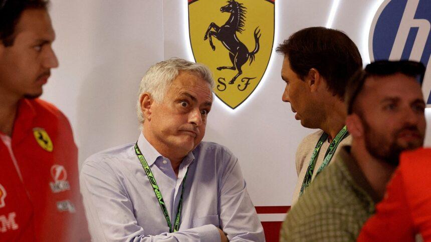 Nadal, Zidane, Mourinho, Vinícius y Felipe VI, en el GP de España