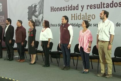 normalistas irrumpen en evento de sheinbaum en hidalgo tras romper Normalistas irrumpen en evento de Sheinbaum en Hidalgo tras romper cerco