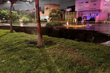 Nuevo socavón de 30 metros se abre en Tonalá, Jalisco
