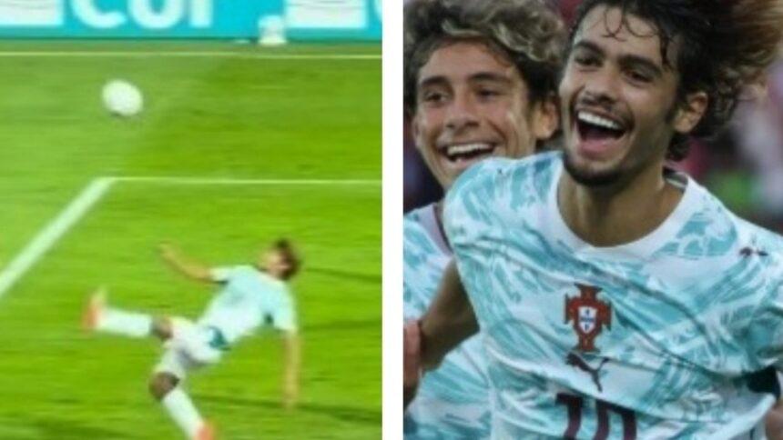 Portugal Sub-21: golazo de chilena al estilo Cristiano Ronaldo con Las Quinas