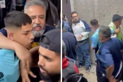 Pumas retira a aficionados que golpearon vendedor en CU; piden vetarlos